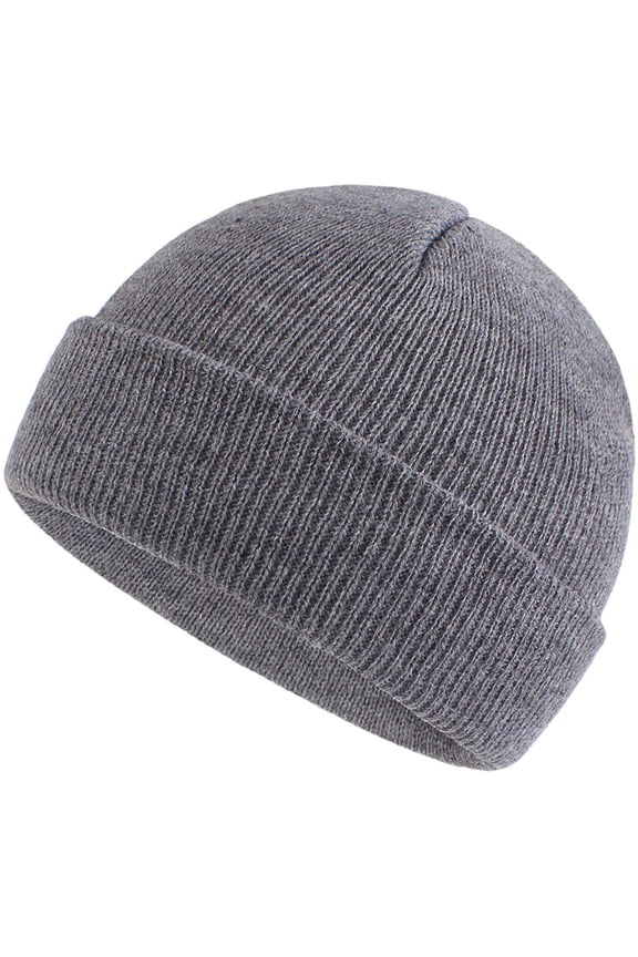 Girls Hat Kid's Winter Beanies Acrylic Knitted Beanies Warm Cold Weather Beanie Hats for Boys or Girls Grey Size,One Size
