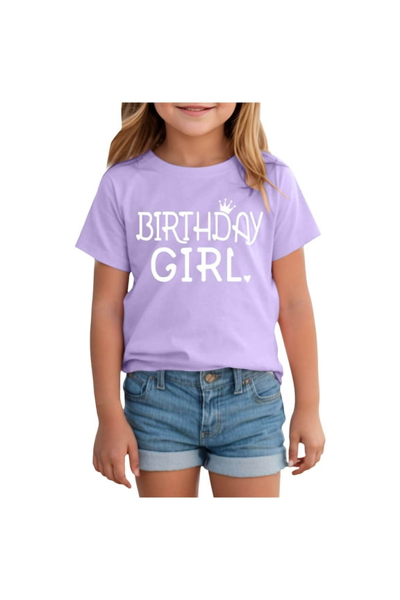 Girls Short Sleeve Shirts Girls Athletic Oversized Crop Tops Kids Drop Shoulder Short Sleeve T Shirts Workout Tees Purple Size,9-10 Years