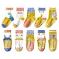 thumbnail image 1 of Wxirdiow Girls Socks 12PCS Kids Toddler Big Little Girls Fashion Cotton Crew Cute Socks E Size,1-3 Years, 1 of 2