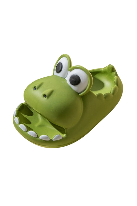 Kids Slippers Girls Kids Slides for Girls Boys Toddler Cloud Slides Animal Beach Slides Toddler Pool Shower Flip Flops Slippers Green Size,8.5M