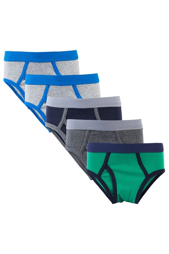 Little Boys Boxer Briefs 5-Pack Boys'Underwear Soft Cotton Panties for Little Kids Boy Comfort Breathable Boxer Briefs Green Size,4-5 Years