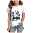 thumbnail image 1 of Wxirdiow Little Girls Clothes American Flag Shirt Toddler Boys Girls USA Flag Shirts Kids 4th of July T-Shirt Patriotic Tee Tops Outfits White Size,7-8 Years, 1 of 5