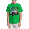 thumbnail image 1 of Wxirdiow Shirts for Boys Shirt for Toddler Boys Girls Kids T-Shirt Short Sleeve Print Tees Tops Green Size,7-8 Years, 1 of 4