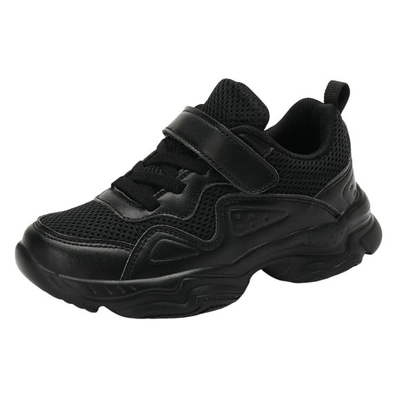 Wxirdiow Shoes for Toddler Boys Toddler Shoes Boys Girls Barefoot Shoes Kids Breathable Sneakers Tennis Shoes Slip on Shoes Black Size,2.5