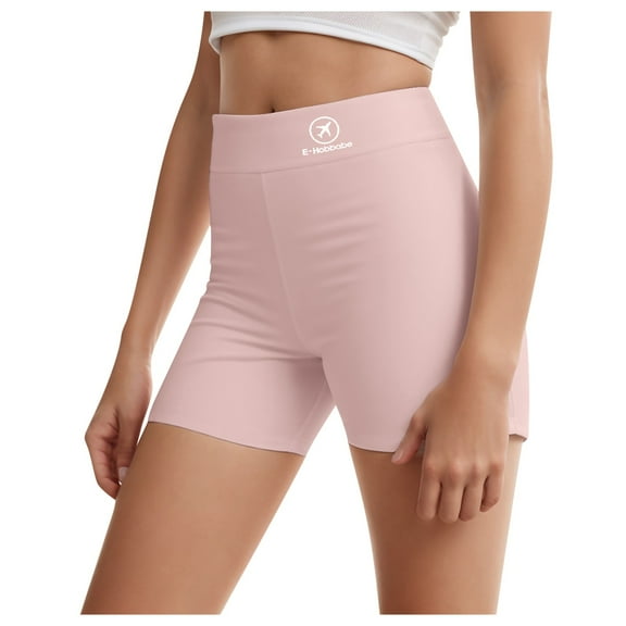 Wxirdiow Shorts for Kids Girls Biker Shorts Kids Yoga Shorts High Waisted Spandex Athletic Running Volleyball Shorts with Pockets Pink Size,8-9 Years