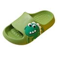 thumbnail image 1 of Wxirdiow Slippers for Girls Cloud Slides for Kids丨Shower Slippers Bathroom Pool Sandals丨Boys Girls Comfy Thick Sole Slippers丨Summer Non-Slip Green Size,12, 1 of 4