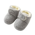 thumbnail image 1 of Wxirdiow Socks for Kids Girls Baby Toddler Girl Socks Non Slip Newborn Grip Flower Cotton Cute Ankle Socks for Baby Girl Grey Size,6-12 Months, 1 of 3