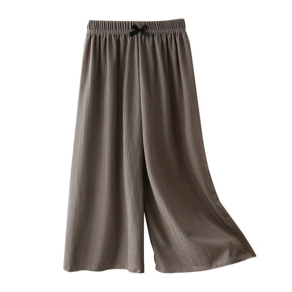 Wxirdiow Sweatpants for Toddler Girls Parachute Pants Kids Wide Leg Cargo Pants Y2K Street Trousers with Pockets Dark Gray Size,18-24 Months