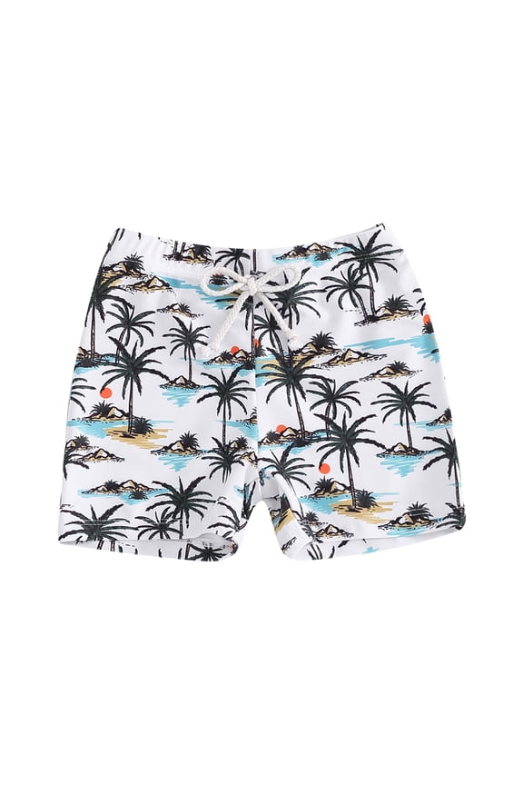 Swim Trunks for Kids Boys Toddler Baby Boy Girl Swim Trunks Cartoon Print Swimming Shorts Board Shorts Beachwear Swimsuit Infant Bathing Suit Black Size,12-18 Months