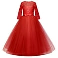 thumbnail image 1 of Wxirdiow Toddler Birthday Dress Tutu Dress for Girls Sparkly Tulle Princess Birthday Party Dress for Toddler Girls Ball Gown Red Size,11-12 Years, 1 of 4