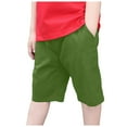 thumbnail image 1 of Wxirdiow Toddler Boy Pants Toddler Shorts for Boys Girls Pull On Cotton Summer Shorts Casual Clothes Short Pants Green Size,18-24 Months, 1 of 4