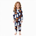 thumbnail image 1 of Wxirdiow Toddler Kids Pajamas Set, Halloween Long Sleeve Boys Girls 2-Piece Snug Fit PJs,Blue,7-8 Years, 1 of 8