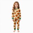 thumbnail image 1 of Wxirdiow Toddler Kids Pajamas Set, Halloween Long Sleeve Boys Girls 2-Piece Snug Fit PJs,Green,3-4 Years, 1 of 8