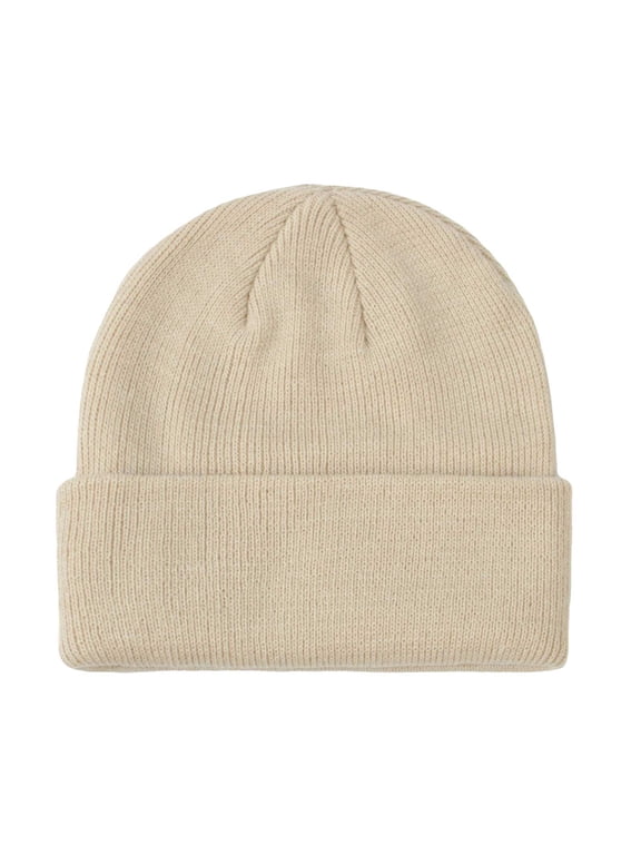 Baby Beanie Winter Knit Hat Children Kids Baby Girls Outdoor Warm Cozy And Stylish Winter Hat Knitted Head Cover Cold Weather Beige,4-6 Years