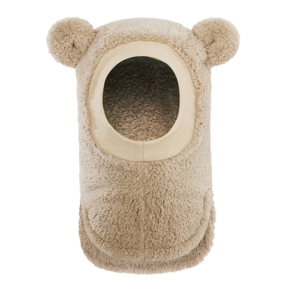 Wxirdrow Newborn Baby Hats /Winter Baby Warmth Adding CuteEared Hooded Windproof Hat Scarf Cap Khaki,6-36 Months