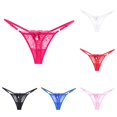 thumbnail image 1 of Wxolcjlv Adjustable Strap Lace Thong For Women Dating Night Outfit Under Garment Intimates, 1 of 4