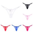 thumbnail image 1 of Wxolcjlv Adjustable Strap Lace Thong For Women Dating Night Outfit Under Garment Intimates, 1 of 4