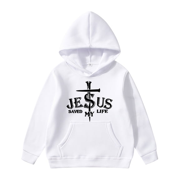 Wxolcjlv Big Girls Graphic Print Hooded Sweatshirt Soft Long Sleeve Casual Pullover Top, Sizes 2-13