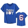 thumbnail image 1 of Wxolcjlv Boys 6Th Birthday Baseball Print Tee Active Quick Dry Short Sleeve T Shirt, Sizes 1-13, 1 of 1
