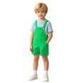 thumbnail image 1 of Wxolcjlv Boys Dance Performance Overalls Shorts Kids School Wear Jumpsuit, Sizes 4-16Y, 1 of 6