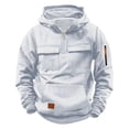 thumbnail image 1 of Wxolcjlv Boys Hooded Sweatshirt Long Sleeve Pullover Top with Multiple Pockets, Sizes 5-16, 1 of 7