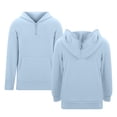 thumbnail image 1 of Wxolcjlv Boys Hoodies & Sweatshirts Letter Print Pullover Zip Up Hoodie With Pockets For Casual School Outdoor Activities,9 -10 Years, 1 of 9