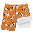 thumbnail image 1 of Wxolcjlv Boys Lightweight Swim Trunks Beach Shorts with Compression Liner Bathing Suit, Sizes 2-14, 1 of 4