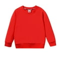 thumbnail image 1 of Wxolcjlv Boys School Sweatshirt Solid Long Sleeve Round Neck Pullover Tops, Sizes 3-11, 1 of 2