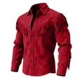 thumbnail image 1 of Wxolcjlv Cowboys Suede Shirts Long Sleeve Button Down Loose Fit Tassels Jacket, Sizes 5-16, 1 of 5