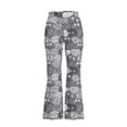 thumbnail image 1 of Wxolcjlv Girls Flared Pants Cats Print Soft Stretch Casual Sporty Leggings, Sizes 1-14Y, 1 of 2