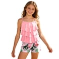 thumbnail image 1 of Wxolcjlv Girls Ruffle Tiered Bikini Set Beach 2 Piece High Waist Swimsuit Sets, Sizes 6-14, 1 of 4