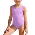 thumbnail image 1 of Wxolcjlv Girls Summer Active Solid One-Piece Swimsuit Beach Quick Dry Bathing Suit, Sizes 3-16, 1 of 4