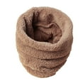 thumbnail image 1 of Wxolcjlv Kids Neck Gaiters Plus Velve Thick Solid Color Pullover Scarf Toddler Soft Coldproof Neck Warmer Cozy Scarves For Cold Weather，Khaki, 1 of 7