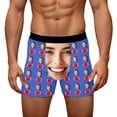 thumbnail image 1 of Wxolcjlv Men's Boxer Briefs Valentine's Day DIY Novelty Print Casual Underwear Comfortable Breathable Soft Stretch Trunks With Patterns, 1 of 8