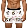 thumbnail image 1 of Wxolcjlv Mens Boxer Briefs DIY Funny Print Valentine's Day Underwear Stylish Elastic Boxer Shorts Men's Novelty Gifts, 1 of 8
