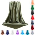 thumbnail image 1 of Wxolcjlv Silky Smooth Large Square Satin Scarf for Women Lightweight Portable Headscarf Wrap, 1 of 8