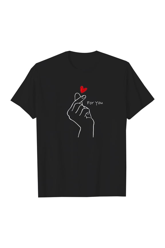 T‑Shirt For Men's Valentines Day Couples Interactive Matching For Him Her Date Night Anniversary T Shirt,Size S-3XL