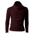 thumbnail image 1 of Wxolcjlv T-Shirt For Mens Personalized Long Sleeve High Neck Base Layer Stylish Stand Collar Wear Tee,Size M-3XL, 1 of 5