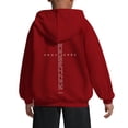 thumbnail image 1 of Wxolcjlv Toddler Boys Graphic Pullover Hoodie Back Print Proverbs Cross Scripture Long Sleeve Faith Sweatshirt, Sizes 2-14, 1 of 8