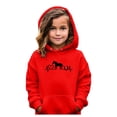 thumbnail image 1 of Wxolcjlv Toddler Boys Hoodies Fashion Horse Print Long Sleeve Hoodie Jacket With Pocket Casual Daily Wear Sports Sweatshirt Pullovers For Boys Girls，4-5 Years, 1 of 3