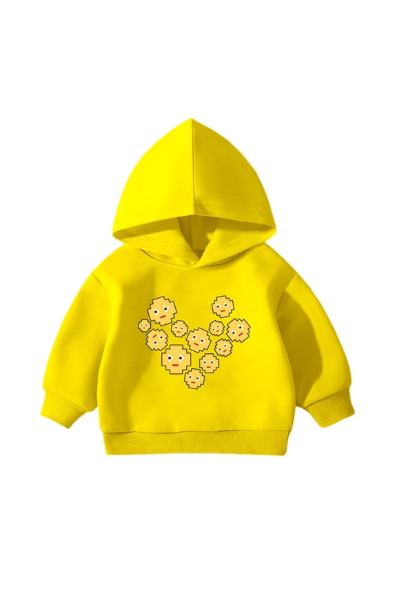 Toddler Boys Hoodies Sweatshirt Leisure Cartoon Bear Printed Long Sleeve Pullover Jacket Kids Girls Daily Use School Outdoor Activities Cute Fall Winter Hoody Sweatshirts,4 -5 Years