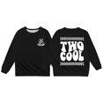 thumbnail image 1 of Wxolcjlv Toddler Girls Letter Print Crewneck Sweatshirt Casual Long Sleeve Soft Pullover Top, Sizes 3-14, 1 of 2