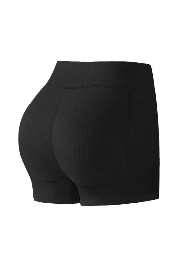 Women's Briefs Body Sculpting Lifting Peach Pad Seamless Comfort Shaping Pantiesï¼S,Black)