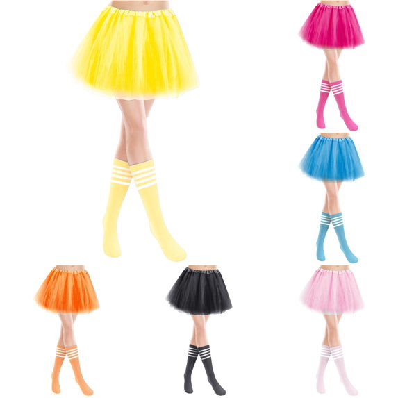 Wxolcjlv Women's Tulle Mini Skirt Multi‑Layer Ruffle Party Daily Skirts