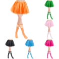 thumbnail image 1 of Wxolcjlv Women's Tulle Mini Skirt Multi‑Layer Ruffle Party Daily Skirts, 1 of 3