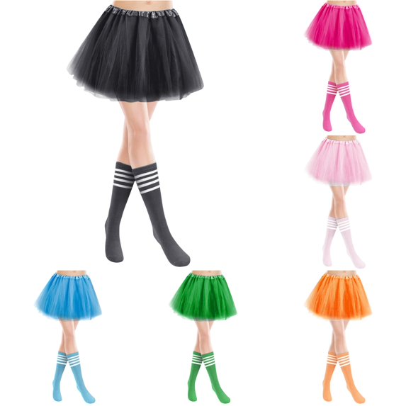 Wxolcjlv Women's Tulle Mini Skirt Multi‑Layer Ruffle Party Daily Skirts