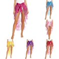 thumbnail image 1 of Wxolcjlv Womens Sequin Tulle High Low Skirt Sash Waist Party Feature Festival Skirts, 1 of 7