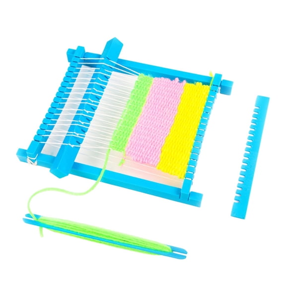 Wxqbjtam 1 Set Weaving Loom Hand Knitted with Accs DIY Scarf Knitting Frame for Beginners