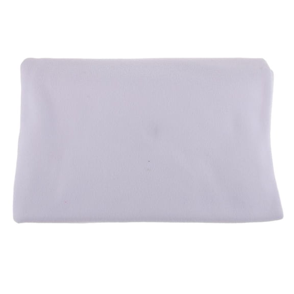 Wxqbjtam 1 Yard Polyester Anti Pill Solid Fleece Fabric for DIY Plush Toy Bleach