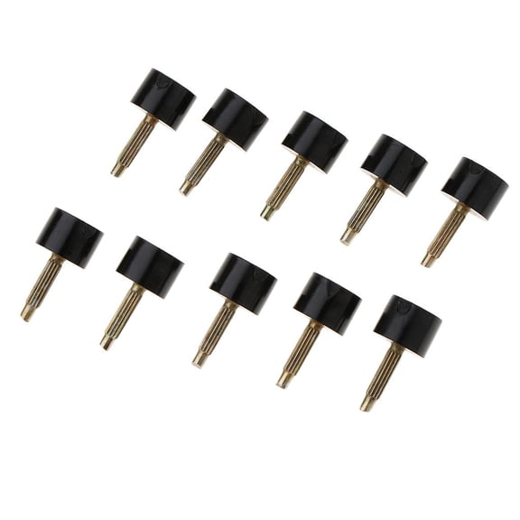 Wxqbjtam 10 Pairs of Women's High Heel Tip Replacement Round Shape Shoe Dowel Repair Small